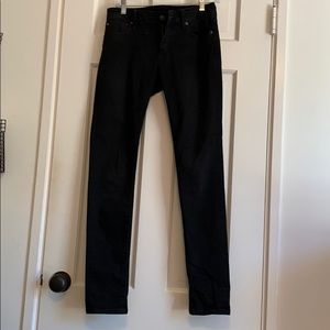 Black denim and supply jeans